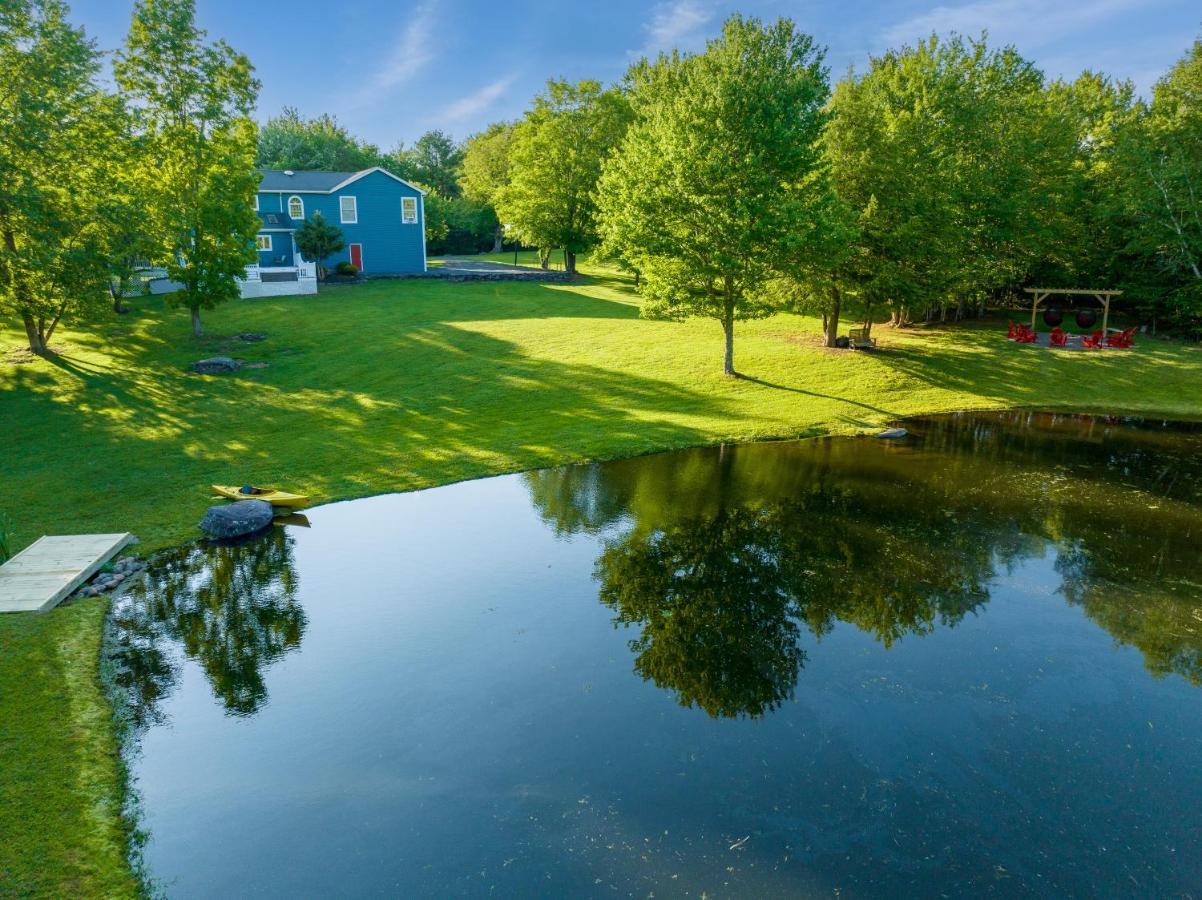 Mountain Blue Vista - Luxury Retreat Near Ski Resorts With Pond, Firepit And Hot Tub 温德汉姆 外观 照片