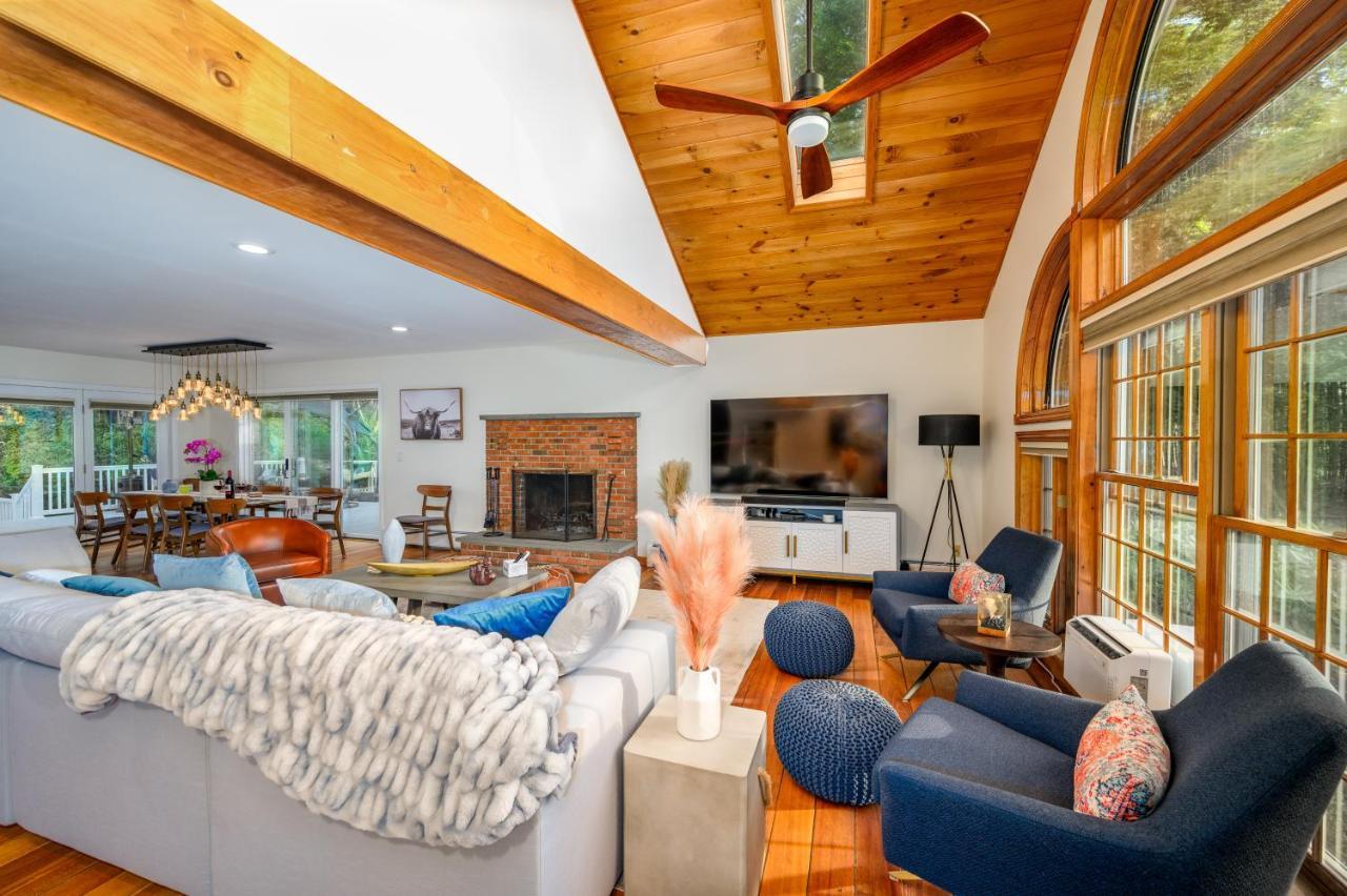 Mountain Blue Vista - Luxury Retreat Near Ski Resorts With Pond, Firepit And Hot Tub 温德汉姆 外观 照片