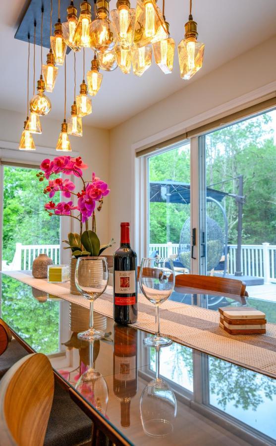 Mountain Blue Vista - Luxury Retreat Near Ski Resorts With Pond, Firepit And Hot Tub 温德汉姆 外观 照片